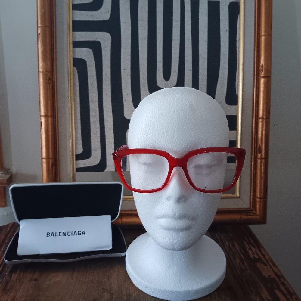 Balenciaga BB00620 Red eyeglasses